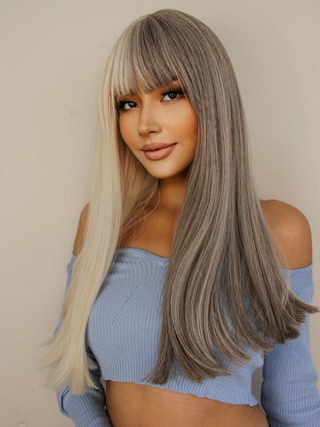 【WAVES】Haircube  Hair Bangs  Synthetic Wig 24 inches lc6010-1