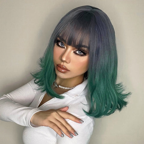 【WAVES】haircube Bob wigs Synthetic Wig 18inch ss157-1