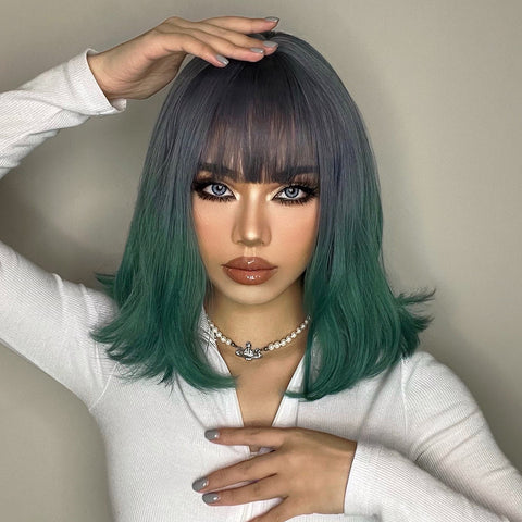 【WAVES】haircube Bob wigs Synthetic Wig 18inch ss157-1