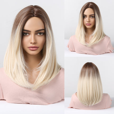 【WAVES】Haircube long Bob Straight Synthetic Wigs  lc316-1
