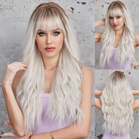 【Michelle 5】🔥BUY 3 WIG PAY 2 WIG🔥 24 Inch Long curly wigs  blonde wigs LC407-1