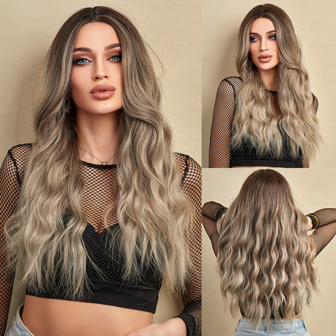 26 inches Natural Wave  Long  Fashion Wig LC179-10