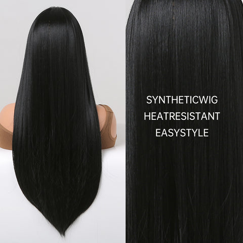 【Gaby 6】🔥BUY 3 WIG PAY 2 WIG🔥Haircube 30 inch long straight wigs black wigs for women WL1014-1